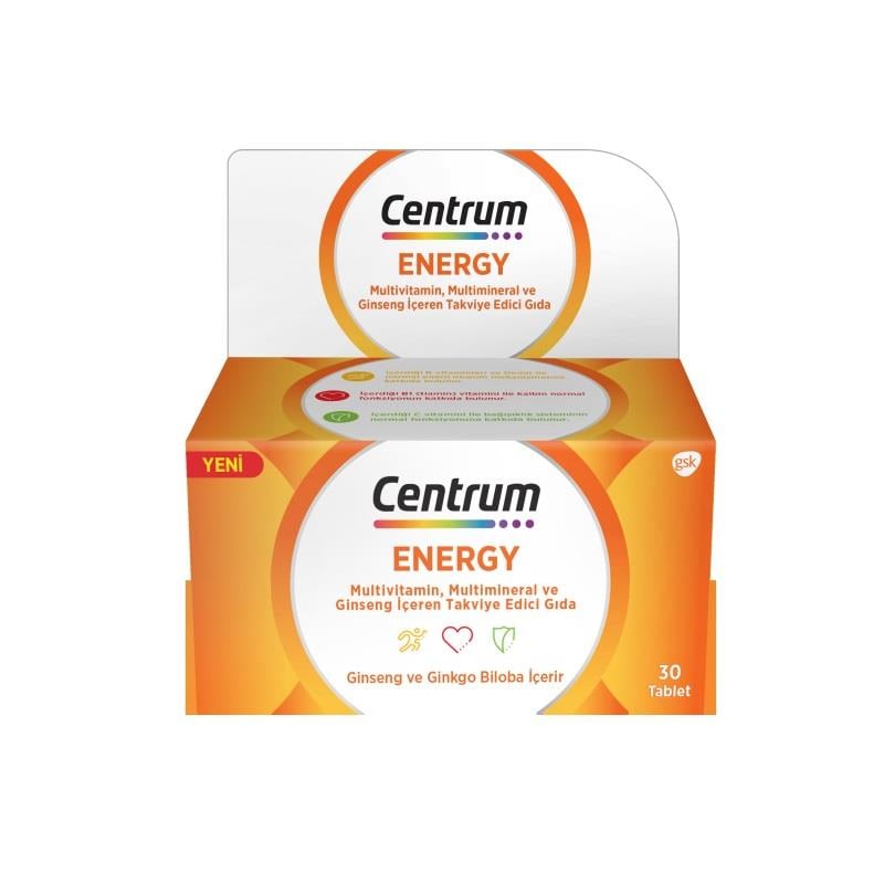 Centrum Energy Tablets - Boost Your Daily Vitality | 30 Count