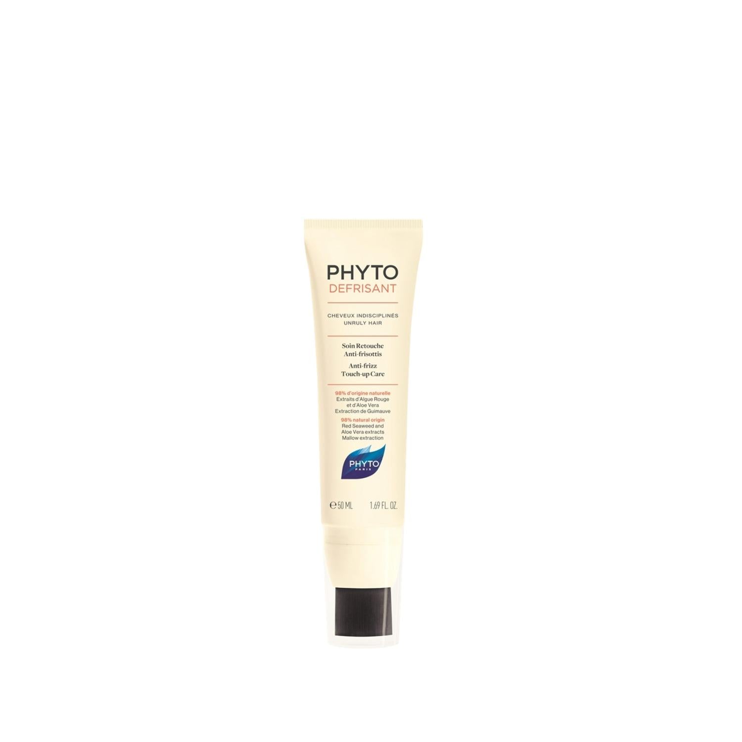 PHYTO Hair Frizz Control & Touch-Up Care - 50ml De-Frizzing Serum for Unmanageable Hair
