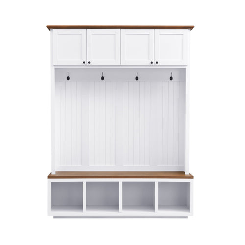 Entryway Hall Tree With Bench And Storage