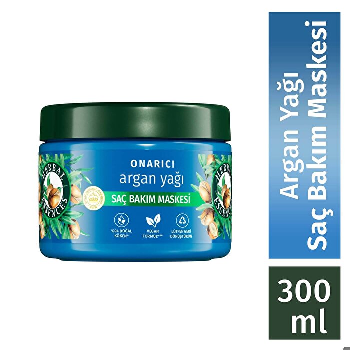 Herbal Essences Repairing Argan Oil Hair Mask 300ml - Nourishing Treatment