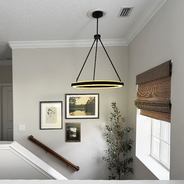 Adjustable Round LED Chandelier — view 3