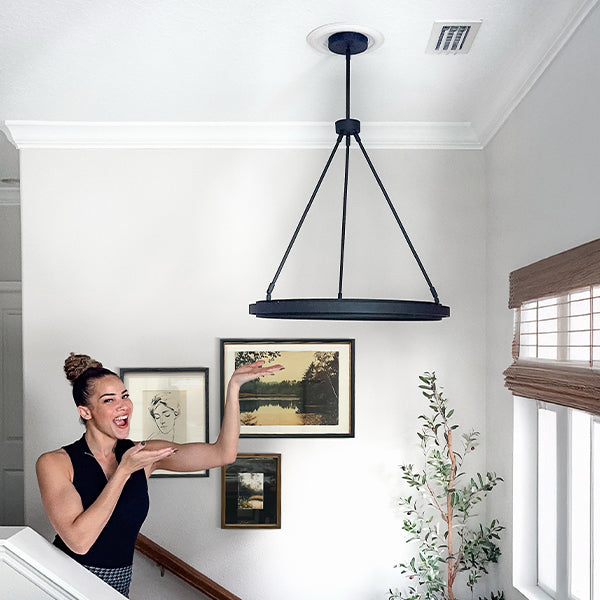 Adjustable Round LED Chandelier — view 4