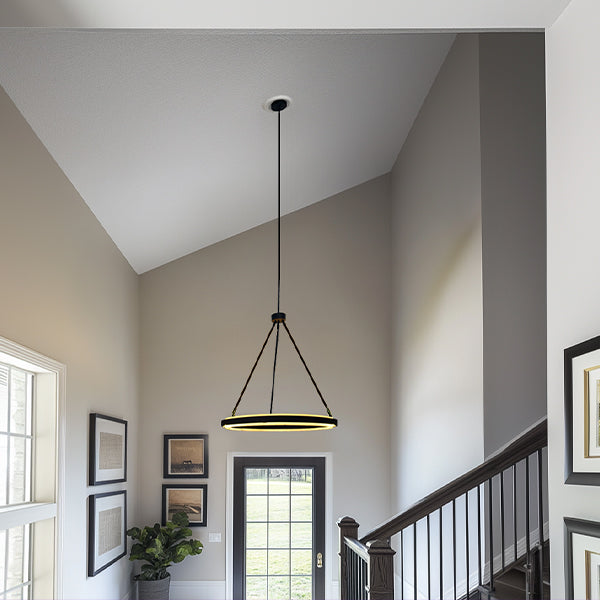 Adjustable Round LED Chandelier — view 7