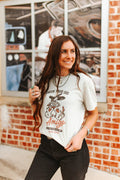 Wild Junkie Check Your Ego Amigo Cowboy Graphic Tee — main product shot