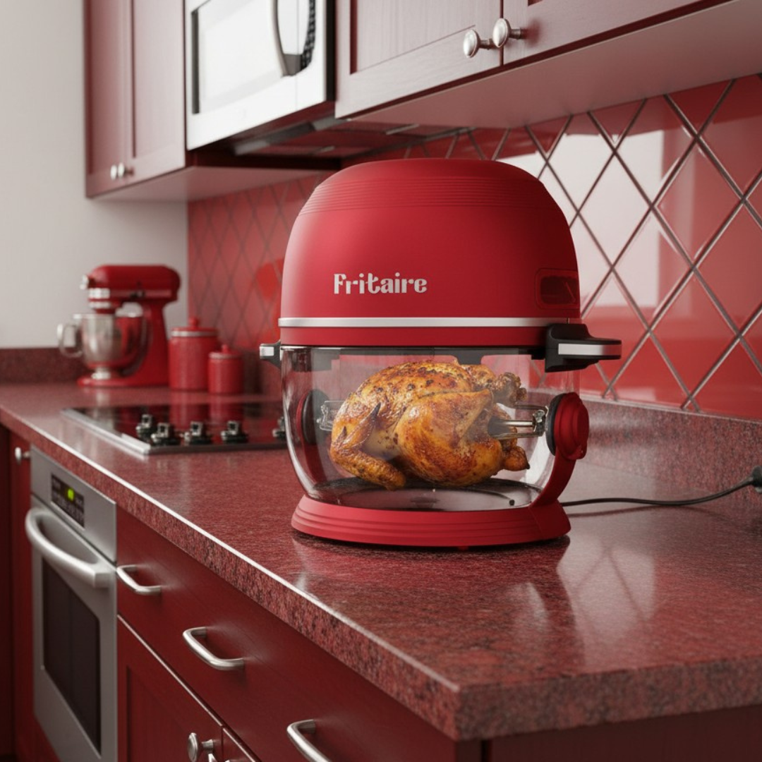 Self-Cleaning Air Fryer™ & Non-Toxic Air Fryer™ - Cherry – Fritaire, view 3