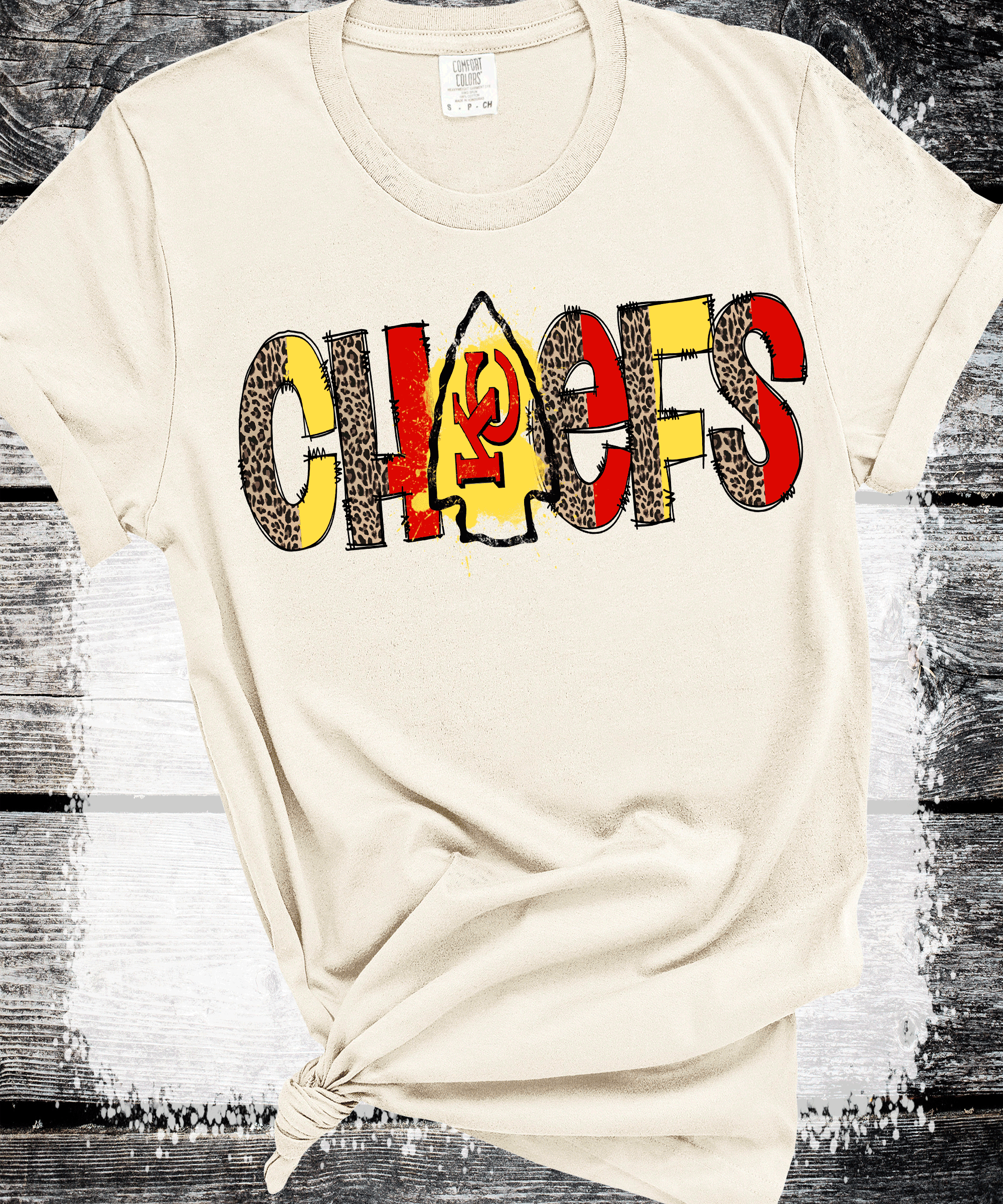 A Blessed Texas Mess Boutique Kansas City Football Sweatshirt, Chiefs T-shirt And Hoodie, Trending KC Fan… — construction detail