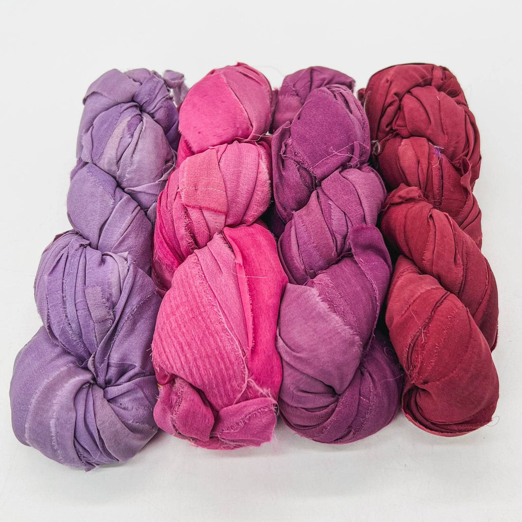 Darn Good Yarn Chiffon Ribbon Ombre Packs + Free Patterns — detail shot 6