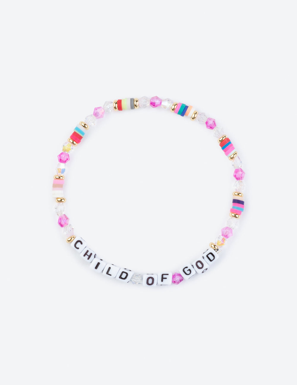 Elevated Faith Child of God Letter Bracelet — main product shot
