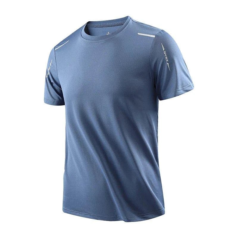 CHRLCK Men's Quick Dry Running T Shirt Size M Breathable Outdoor Sports Tee Hiking Fishing Summer Essentials