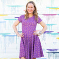 Princess Awesome & Boy Wonder Adult "Emergence" Cicadas Super Twirler Dress with Pockets — main product shot