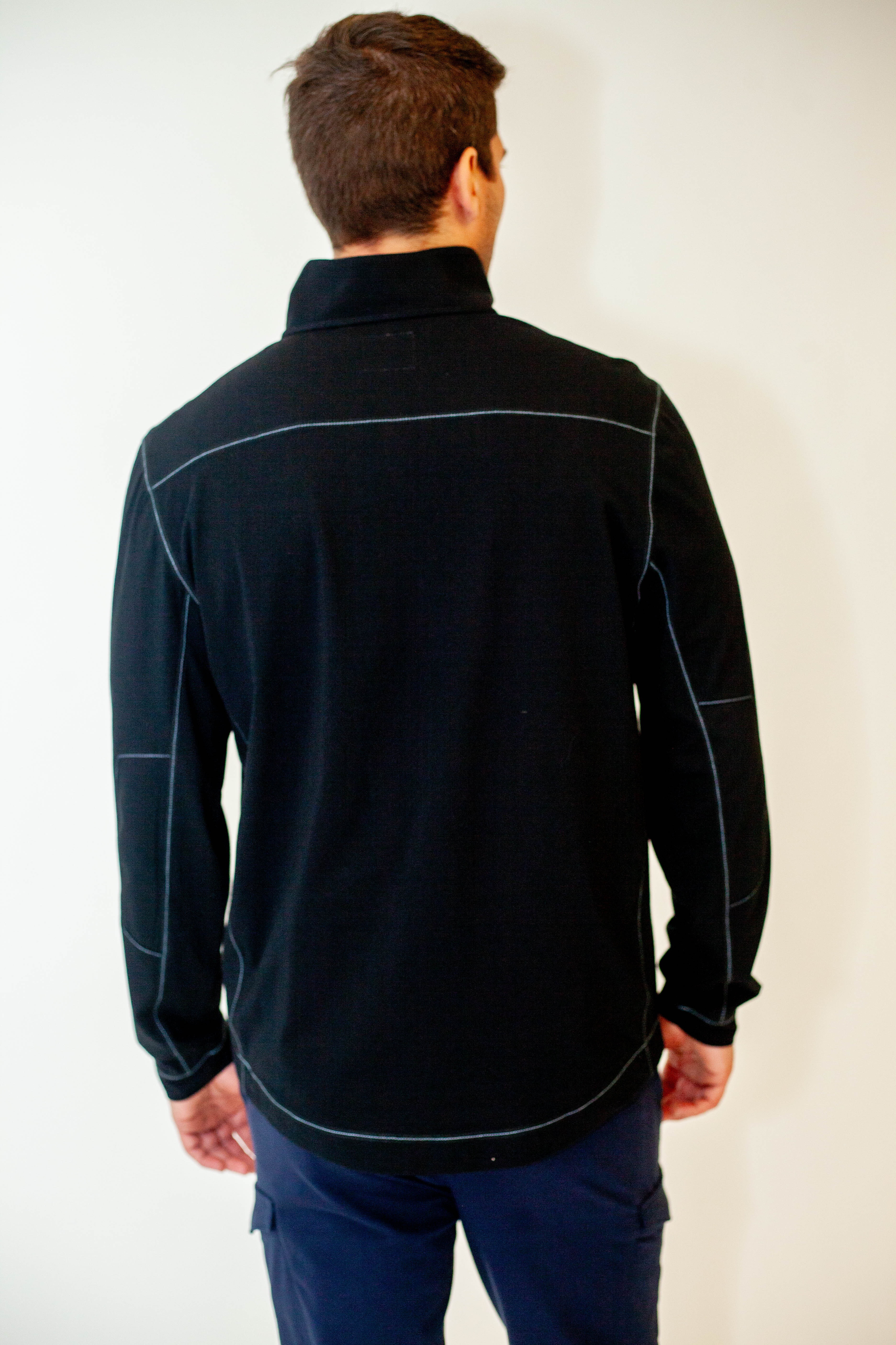 Buki Buki Cinqo Travel Half Zip - Black — alternative angle