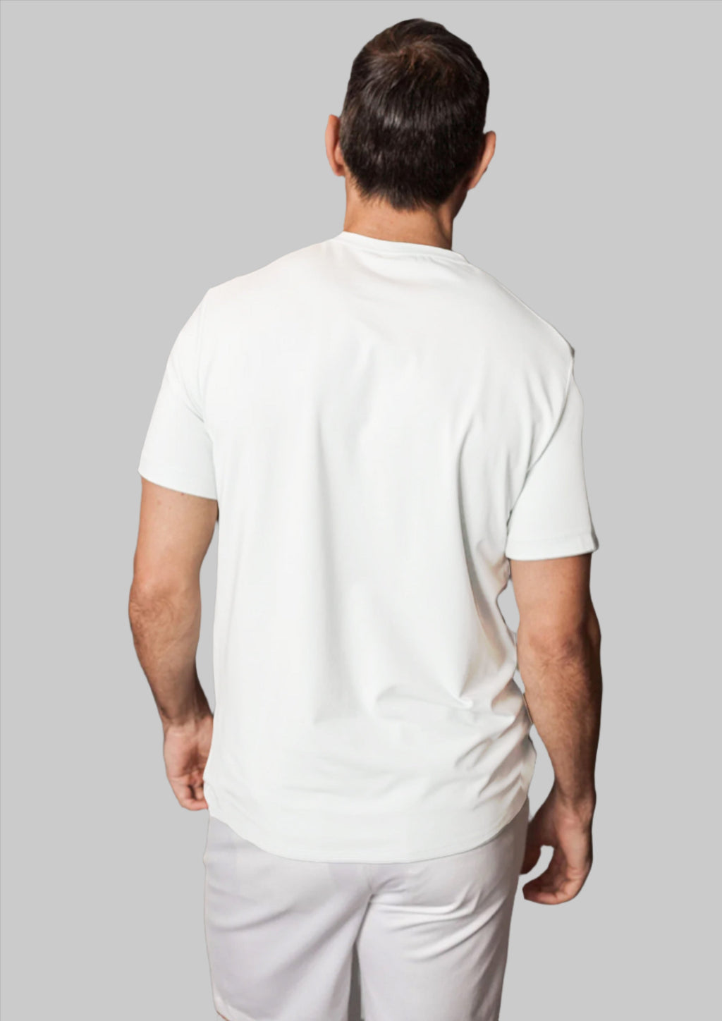 Buki Buki Cinqo Tech Tee - White — back view