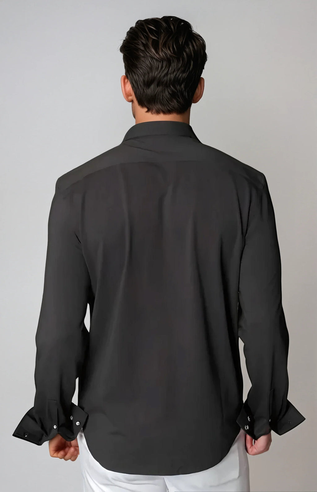 Buki Buki Cinqo 'Single Shot' Long Sleeve Shirt - Black — side view