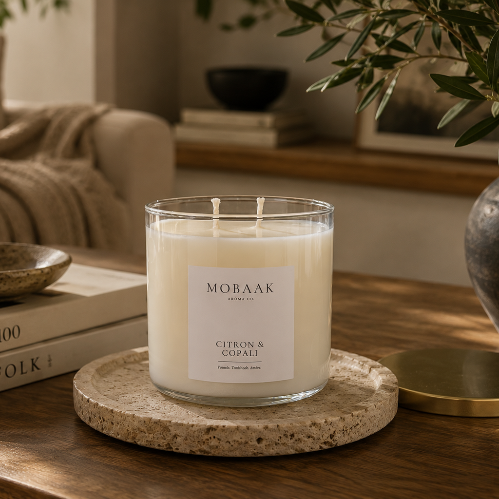 Citron + Copali Candle – Mobaak Aromatherapy Shoppe