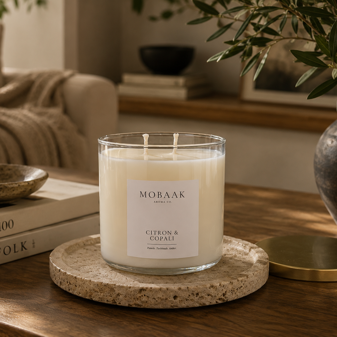 Citron + Copali Candle – Mobaak Aromatherapy Shoppe