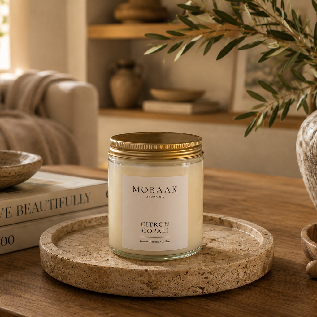 Citron + Copali Candle – Mobaak Aromatherapy Shoppe, view 2
