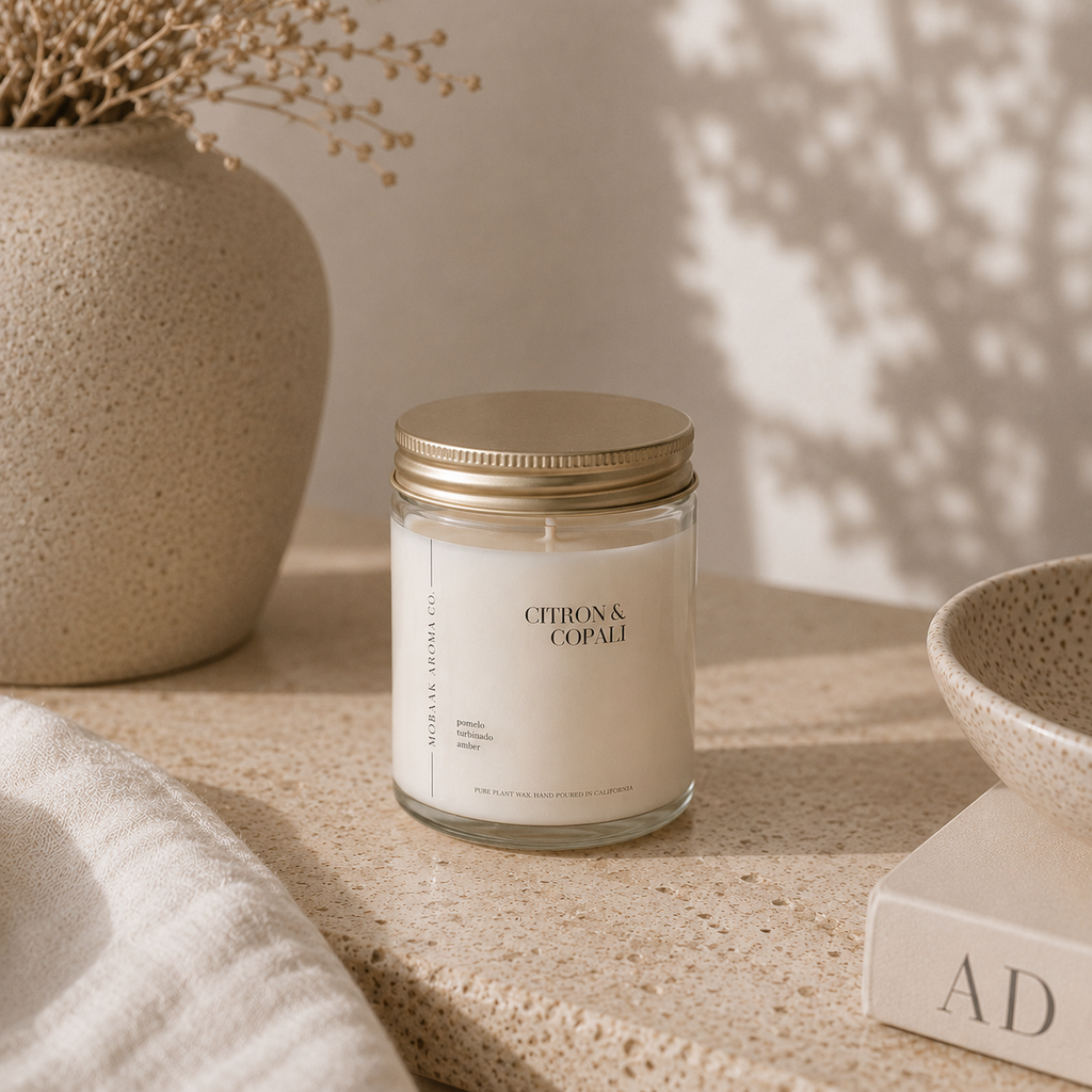 Citron + Copali Candle – Mobaak Aromatherapy Shoppe, view 3