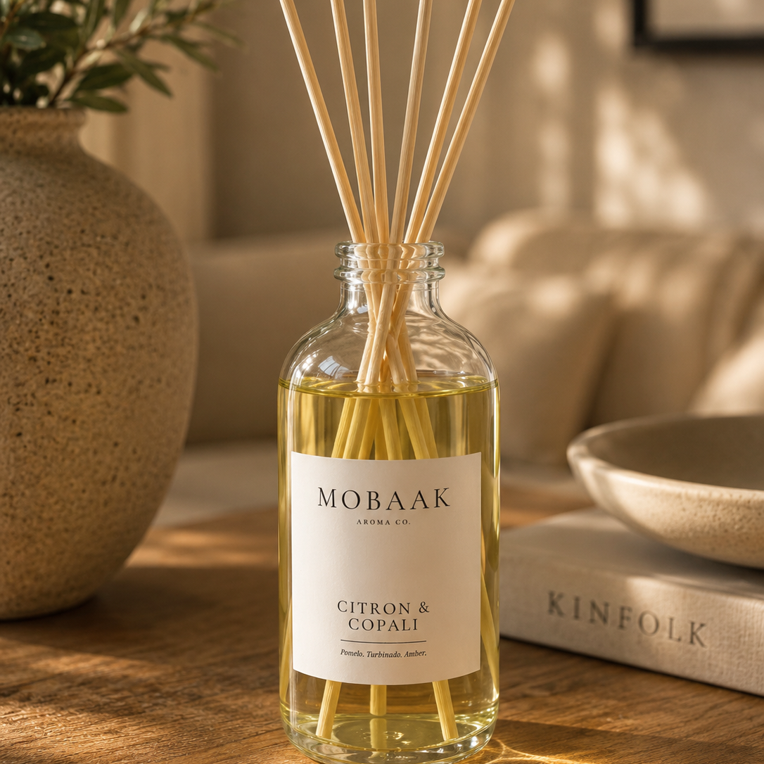 Citron + Copali Reed Diffuser – Mobaak Aromatherapy Shoppe