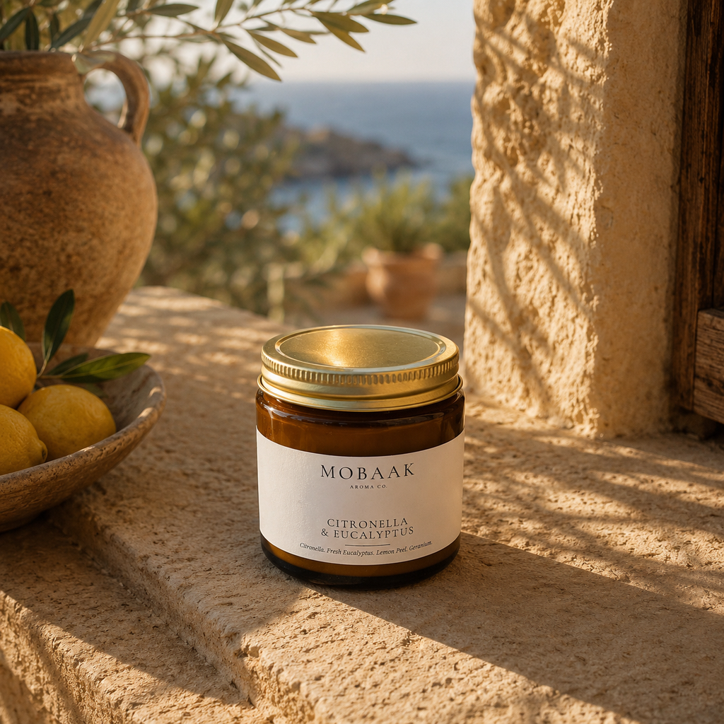 Citronella + Eucalyptus Candles – Mobaak Aromatherapy Shoppe, view 2