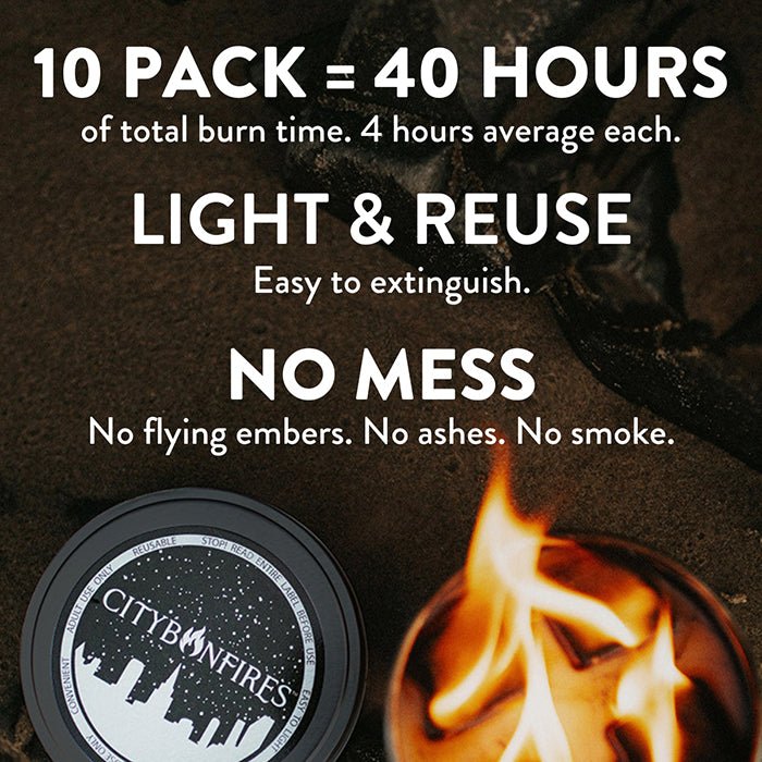 City Bonfire - 10 Pack – City Bonfires, view 3