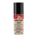 Pastel Profashion 2in1 Foundation Concealer: 24H Non-Stop, High Coverage, Vegan & Cruelty-Free Flawless Complexion (Shade 601)