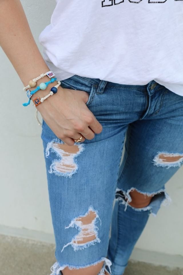 Earth Bands Lavallette, NJ Bracelet | Anklet — detail close-up