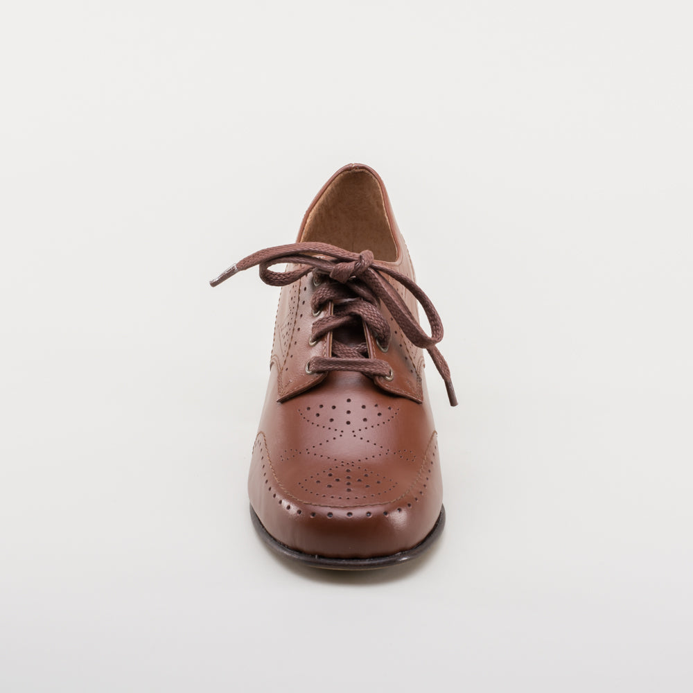 American Duchess Claire 1940s Oxfords (Brown) — packaging or label