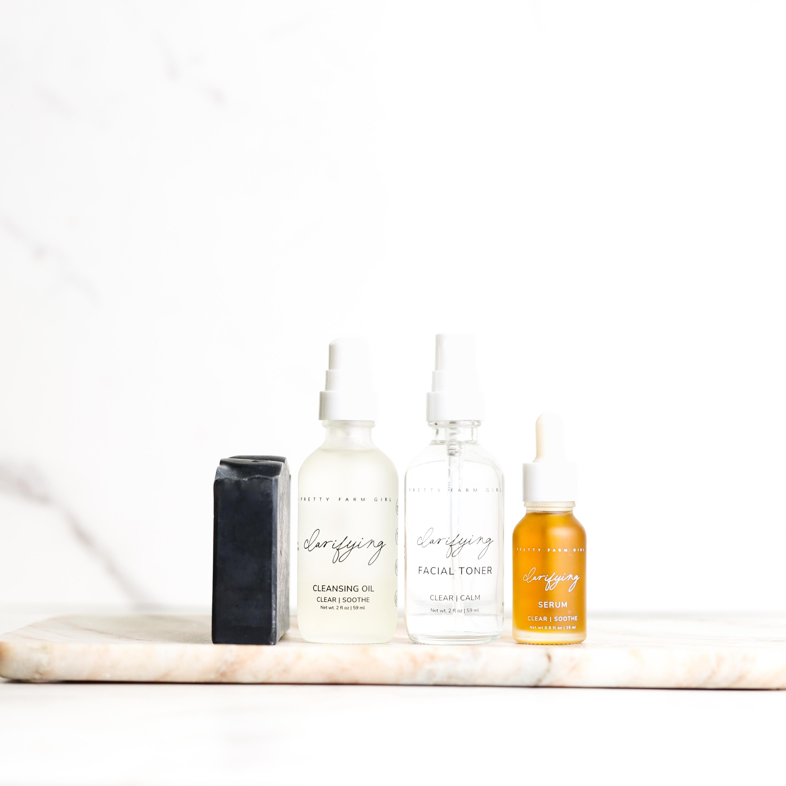 Pretty farm girl Clarifying Kit for Acne Prone Skin — detail close-up