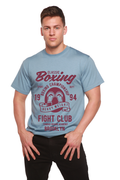 Spun Bamboo Classic Boxing Men's Bamboo Viscose/Organic Cotton Short Sleeve Graphic T-Shirt — size reference