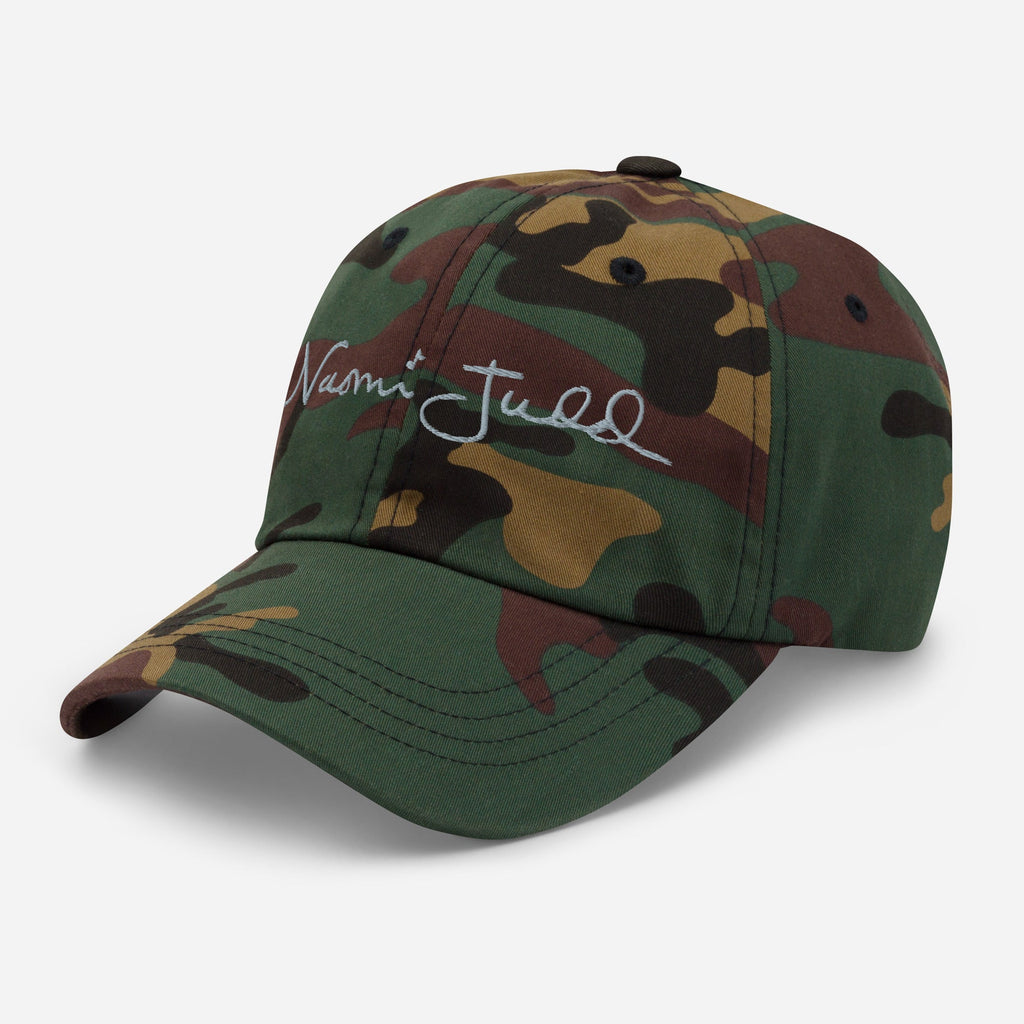 Naomi Judd Legacy Signature Dad Hat — detail close-up