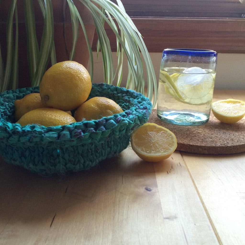 Darn Good Yarn Classic Fiber Bowl Knit & Crochet Kit — construction detail