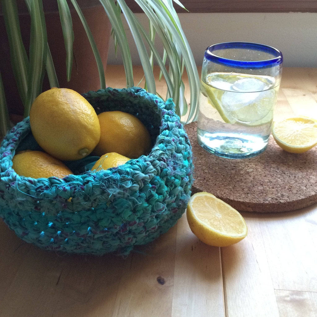 Darn Good Yarn Classic Fiber Bowl Knit & Crochet Kit — main product shot