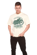 Spun Bamboo Classic Motorcycles Men's Bamboo Viscose/Organic Cotton Short Sleeve Graphic T-Shirt — main product shot