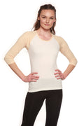 Spun Bamboo Clearance Women's Bamboo Viscose/Sorona 3/4 Sleeve T-Shirt — back view