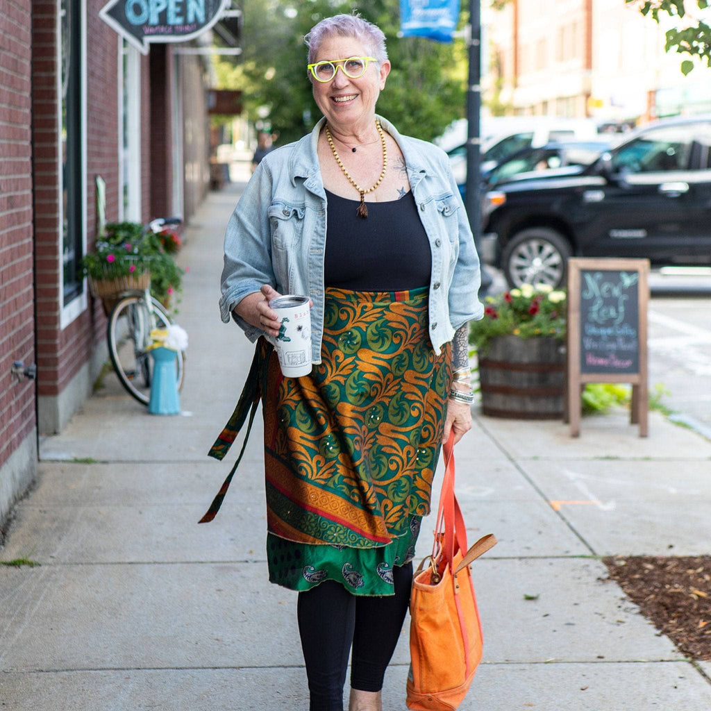 Darn Good Yarn Made With Love: The Original Sari Wrap Skirt — packaging