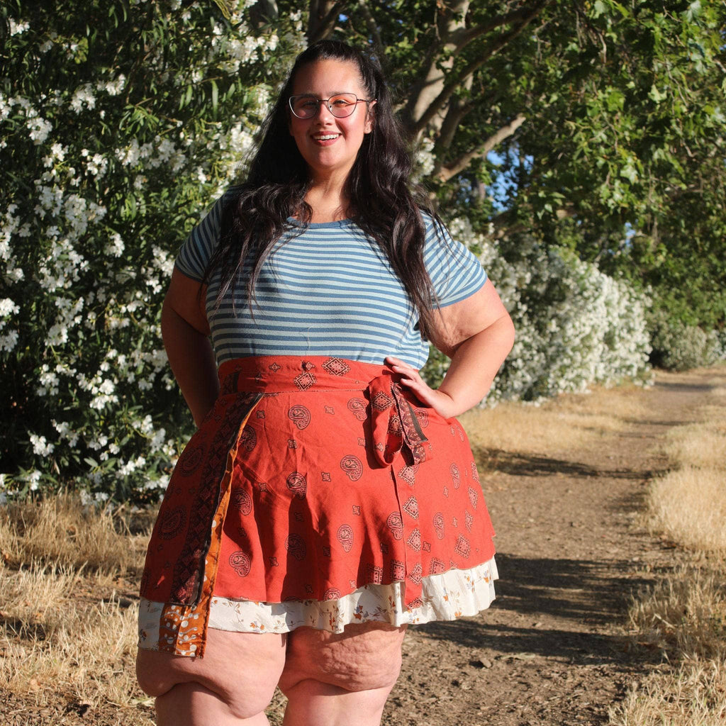 Darn Good Yarn Made With Love: The Original Sari Wrap Skirt — feature highlight