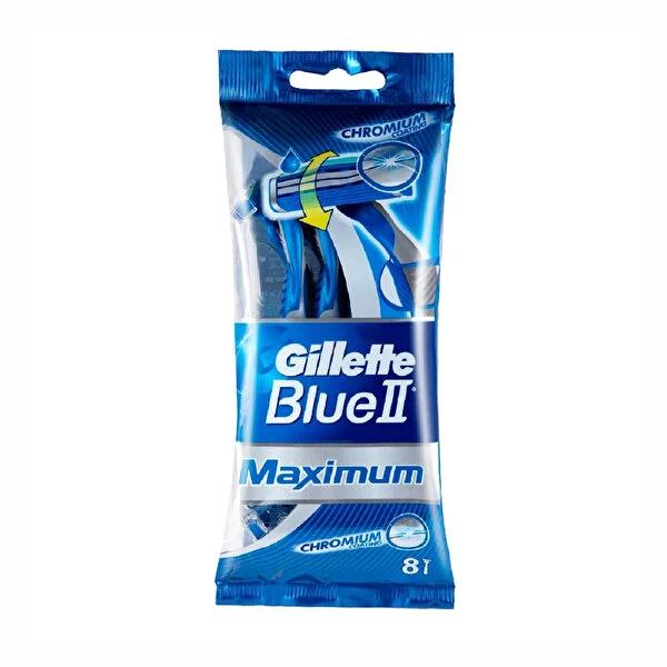 Gillette Blue 2 Maximum Sensitive Disposable Razors - 8 Pack for Close, Comfortable Shave | Twin Blade Comfort Razors