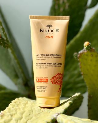Nuxe Sun After Sun Care Cream 200ml - Moisturizing, Non-Comedogenic After Sun Cream for All Skin Types