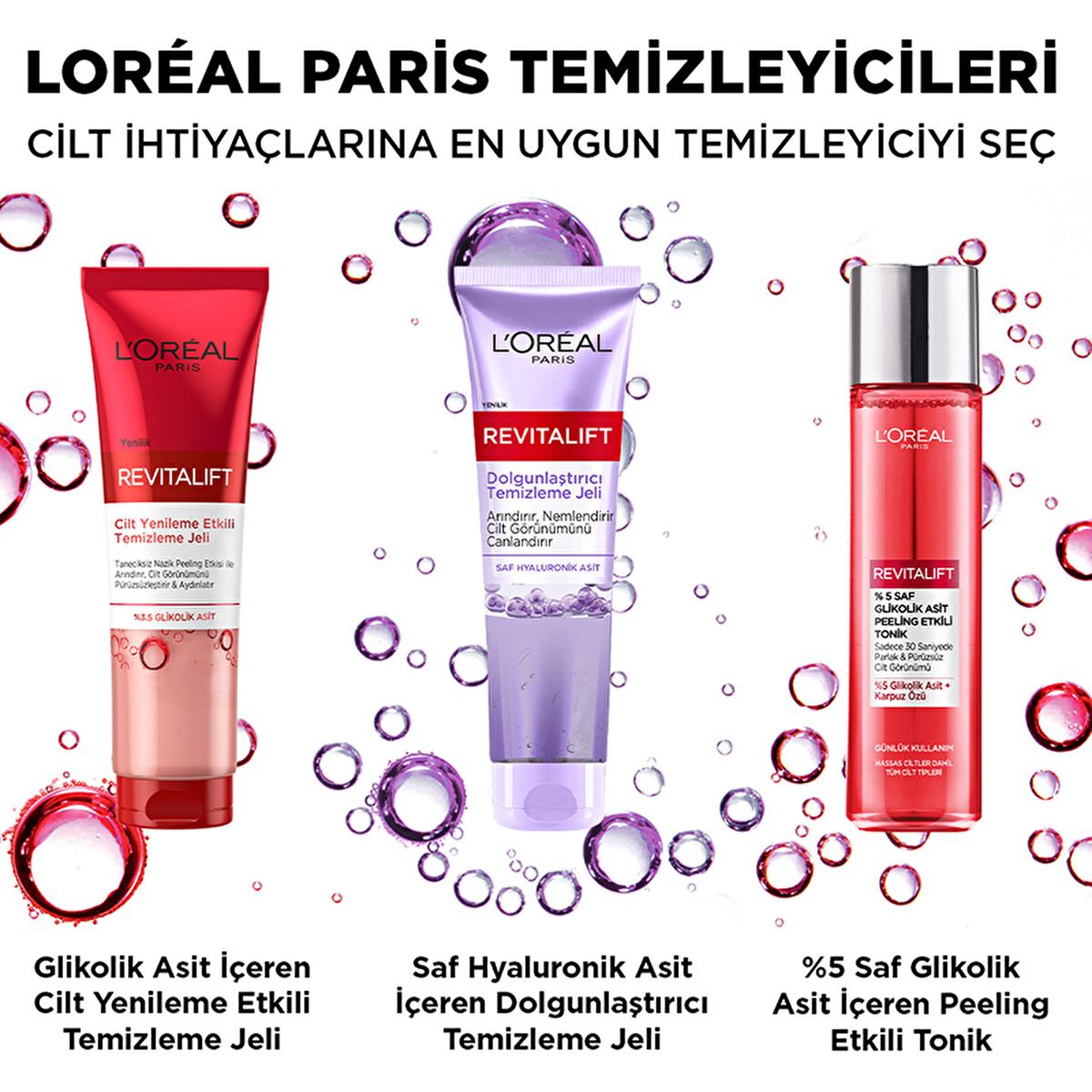 Loreal Paris Revitalift Plumping Cleansing Gel - Hyaluronic Acid Facial Cleansing Gel