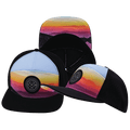 **ADULT** Color Vibes Hat - Flat Bill - Blue Ridge - Black / Baby Blue - Laser Mesh