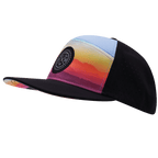 **ADULT** Color Vibes Hat - Flat Bill - Blue Ridge - Black / Baby Blue - Laser Mesh