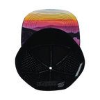 **ADULT** Color Vibes Hat - Flat Bill - Blue Ridge - Black / Baby Blue - Laser Mesh
