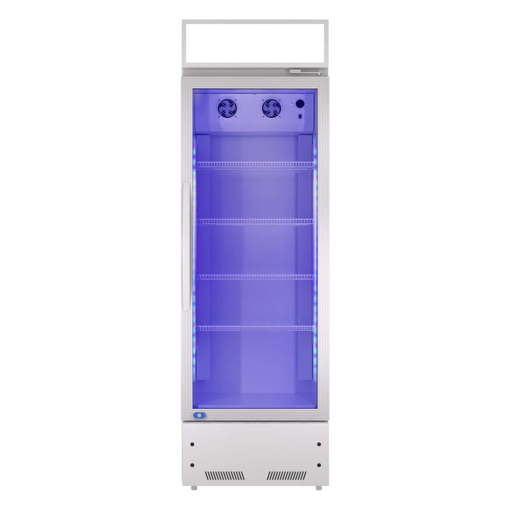 Heavy Duty Industrial Glass Door Beverage Merchandiser Refrigerator Cooler, 11 Cu.Ft (SAK04571) – SAKSBY WHOLESALE, view 8