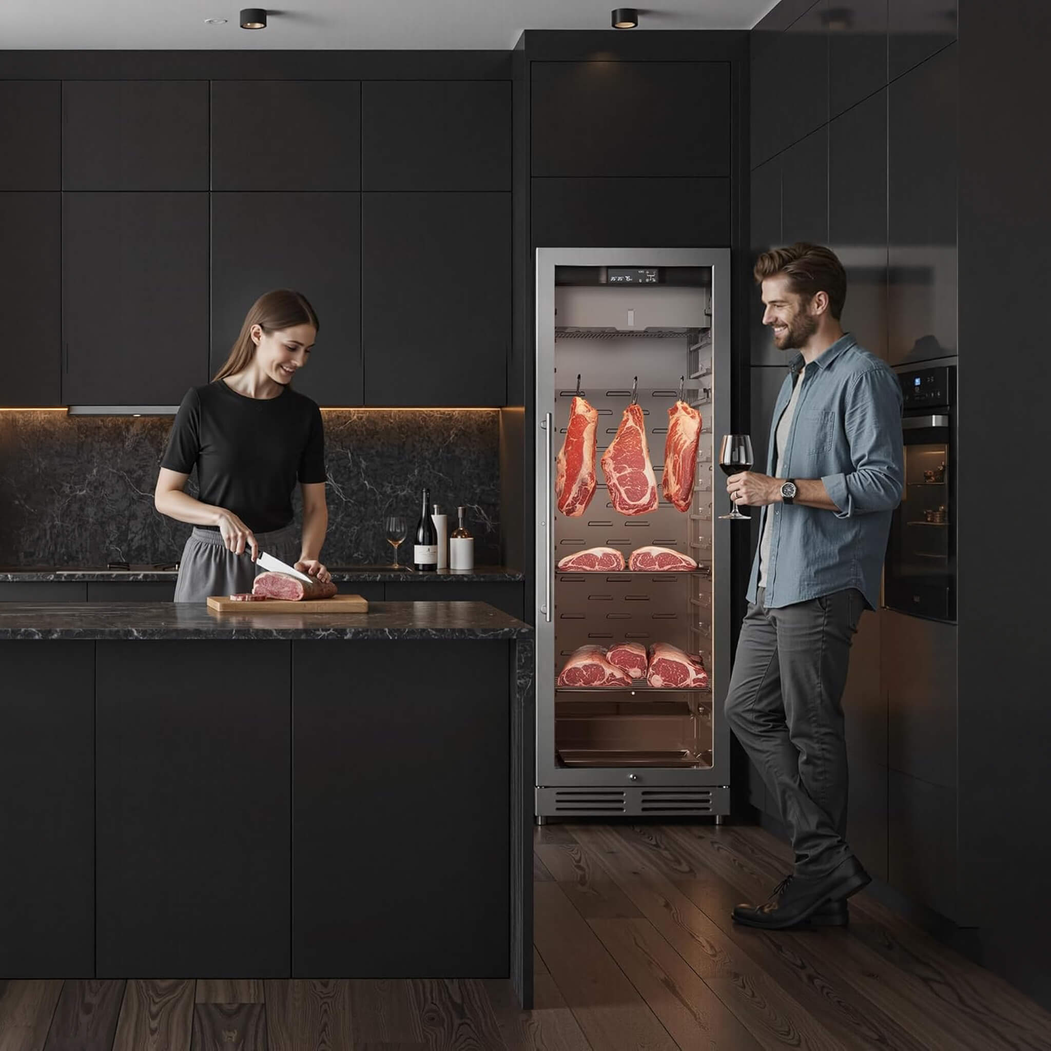 Commercial 12.5 Cu.Ft Dry Aging Fridge For Steaks, Beef, Lamb, And Ham (SAK63584) – SAKSBY WHOLESALE, view 8