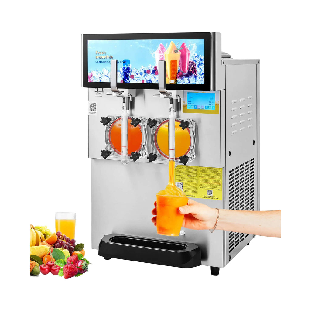 16L Commercial 1155W Double Bowl Stainless Steel Slushy Margarita Machine (SAK98402) – SAKSBY WHOLESALE, view 10