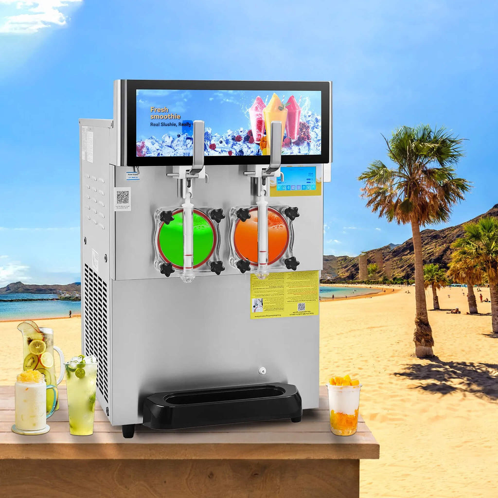 16L Commercial 1155W Double Bowl Stainless Steel Slushy Margarita Machine (SAK98402) – SAKSBY WHOLESALE, view 9