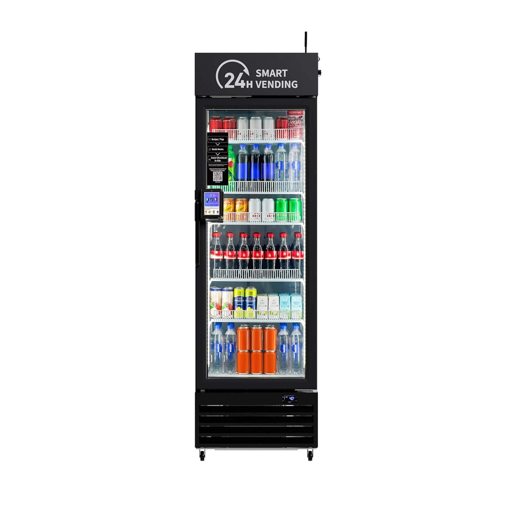 Commercial 252-Bottle AI-Powered Combo Refrigerated Vending Machine With Self-Checkout (SAK10538) – SAKSBY WHOLESALE
