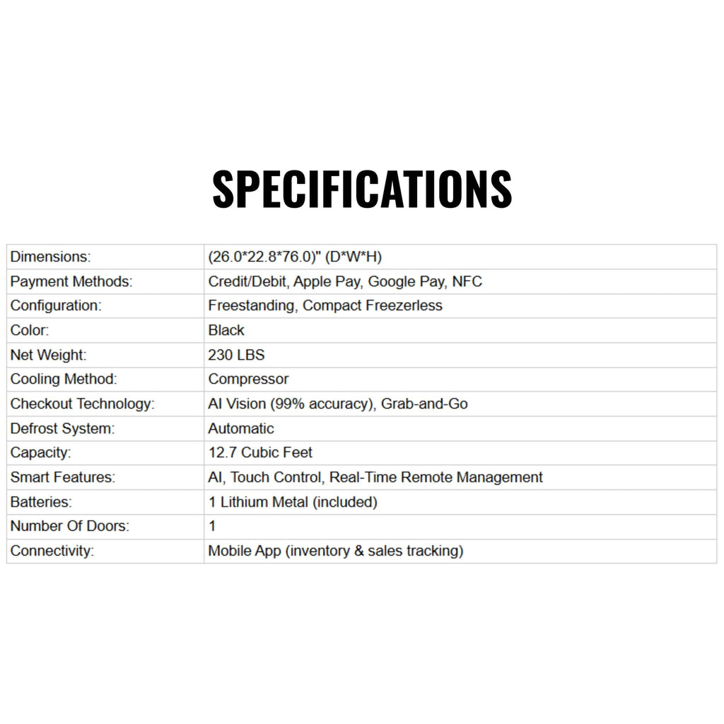 Commercial 252-Bottle AI-Powered Combo Refrigerated Vending Machine With Self-Checkout (SAK10538) – SAKSBY WHOLESALE, view 11