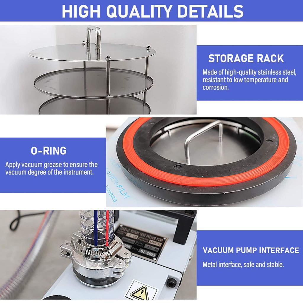 Commercial -60°C Laboratory Vacuum Freeze Dryer With Pre Cooling (SAK74152) – SAKSBY WHOLESALE, view 5