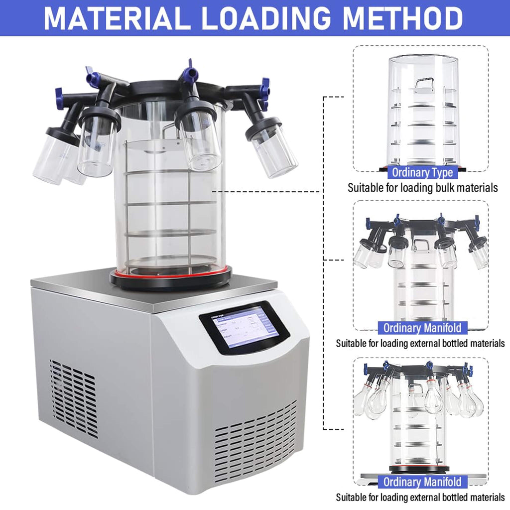Commercial -60°C Laboratory Vacuum Freeze Dryer With Pre Cooling (SAK74152) – SAKSBY WHOLESALE, view 8